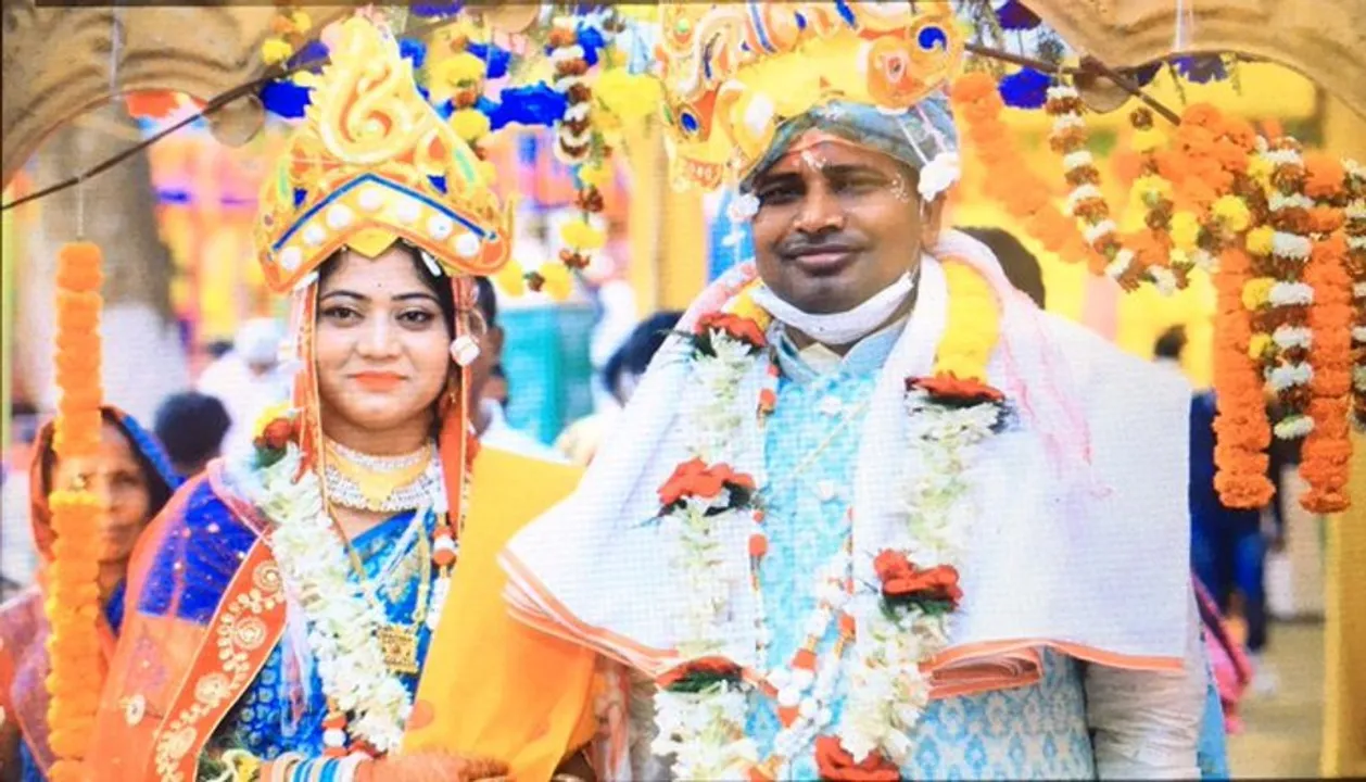  Odisha Minister Tusharkanti ties knot with Nandini