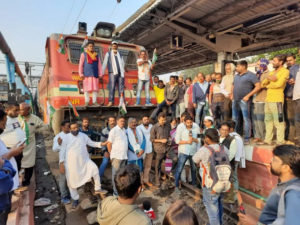  Watch: 'Unstoppable' Sura Routray leads rail roko during Odisha bandh