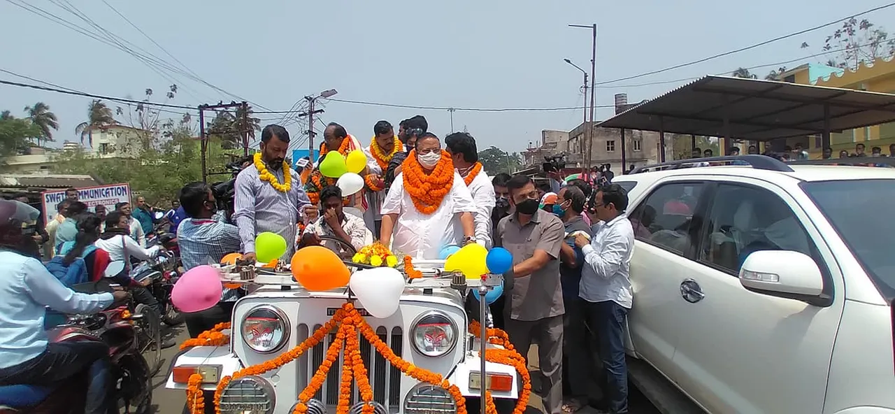  Pipili By-poll: Congress' Ajit Mangaraj files nomination