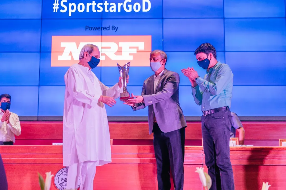  Odisha receives 'Decade’s Best State for Promotion of Sports' award