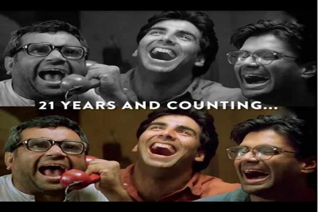  Akshay, Suniel, Gulshan nostalgic as 'Hera Pheri' turns 21