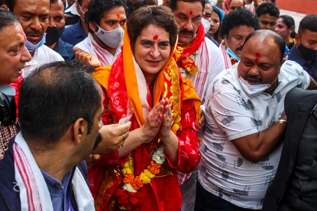  Priyanka Gandhi takes dig at BJP leaders over 'ripped jeans' remark