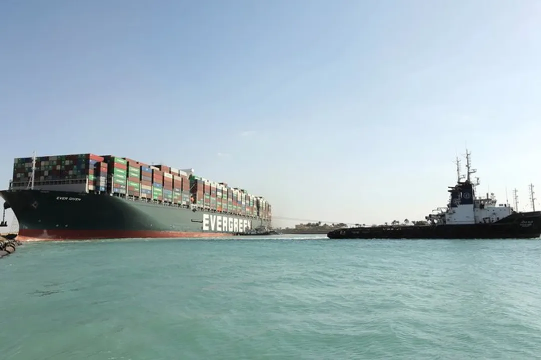  Six days after giant container ship stranded in Suez Canal, freed