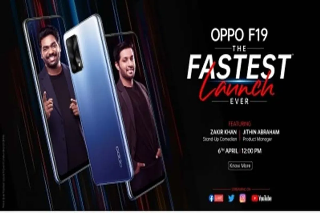  OPPO to launch F19 on April 6