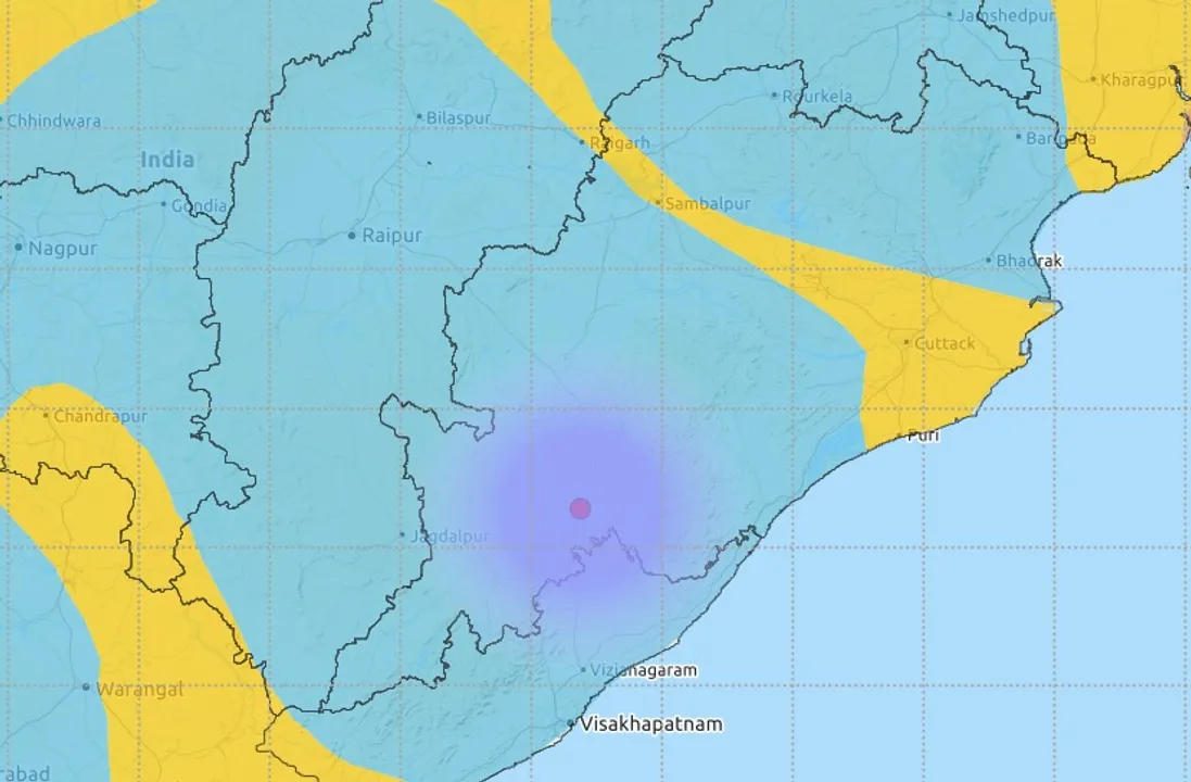  Earthquake hits Odisha's Rayagada district