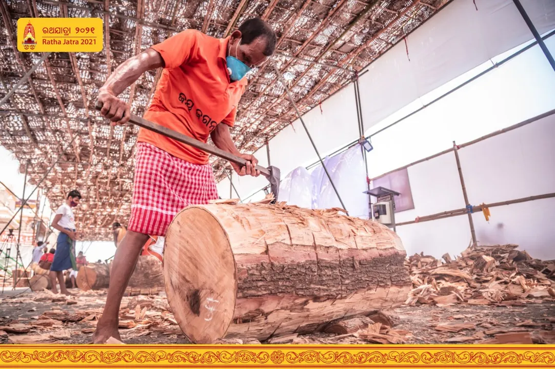  Puri Ratha Jatra: Bio-bubble created for servitors engaged in chariot construction