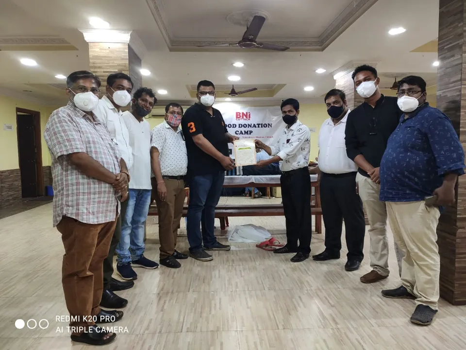  60 units of blood collected at camp organized by BNI Cuttack