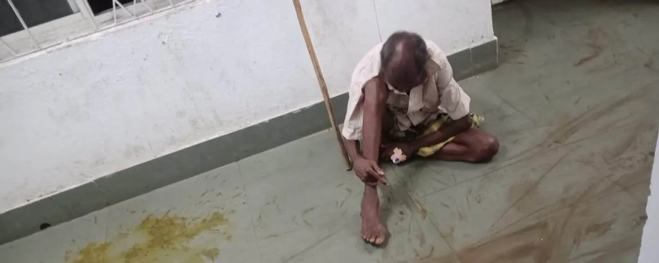  Pics viral: Covid patients lying on floor in Odisha hospital
