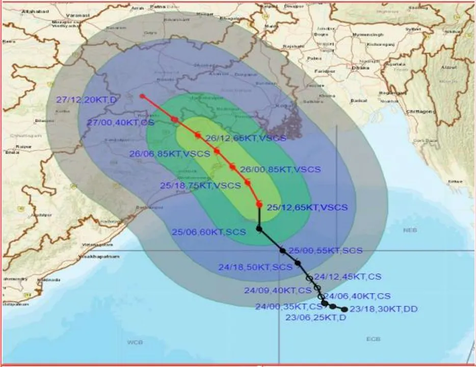  Severe Cyclonic Storm Yaas over BoB intensifies further: IMD