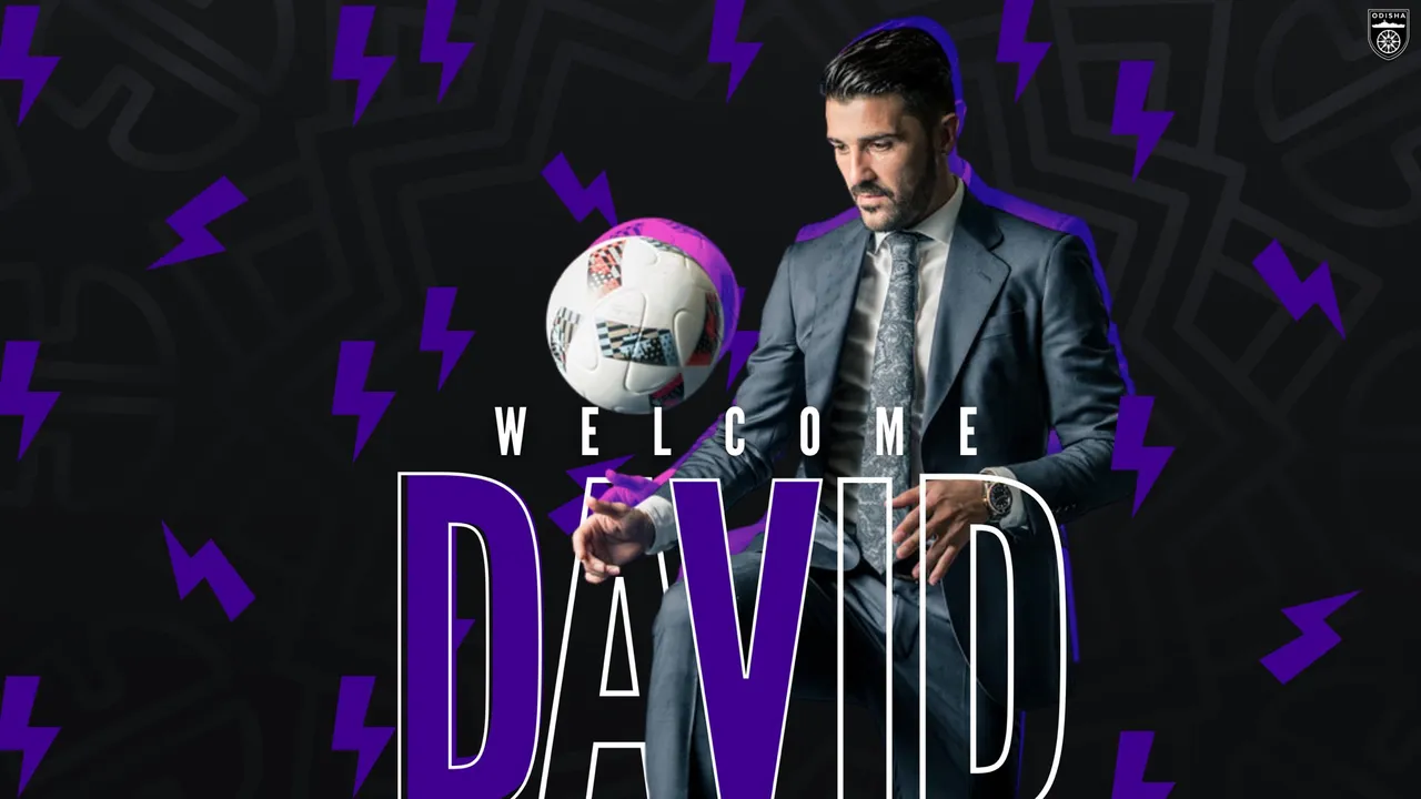  Spanish football legend David Villa joins ISL club Odisha FC
