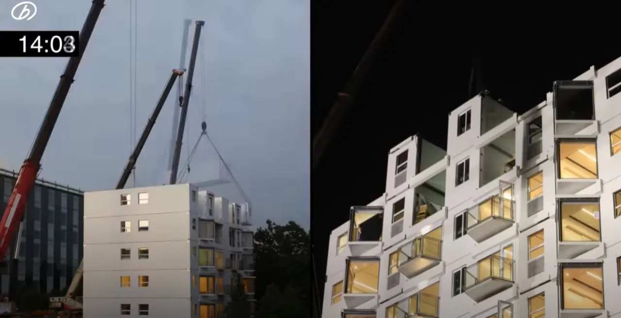  Watch: Chinese company builds 10-storey building in just over a day
