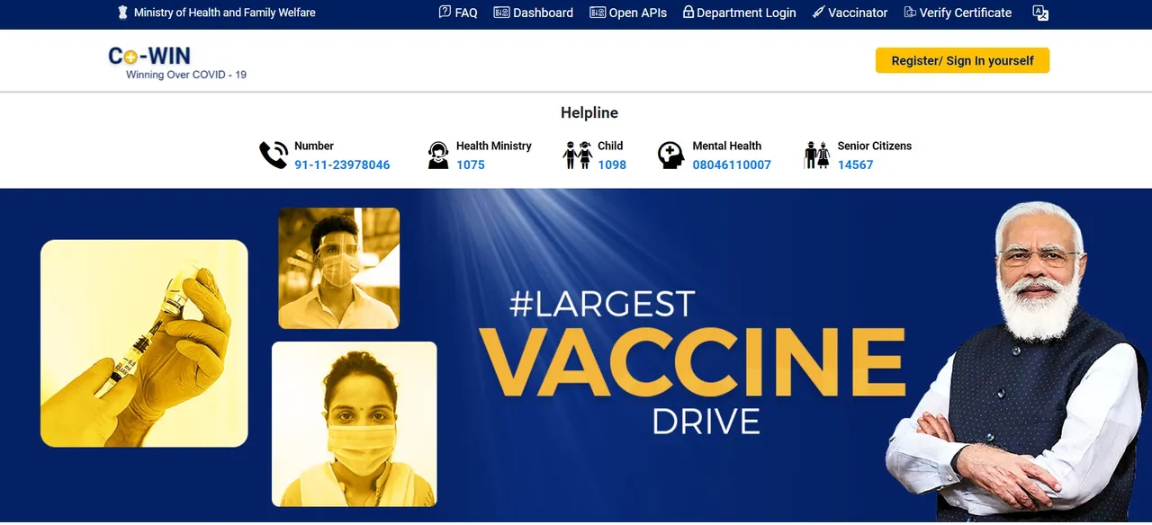  Registration for COVID vaccination on CoWIN now available in Odia