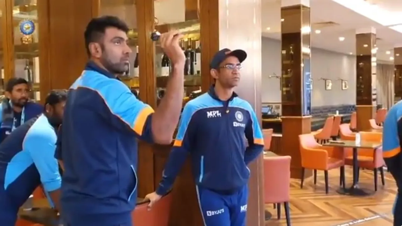  Watch: Team India members enjoy dart game as rain washes out Day 1 of WTC Final
