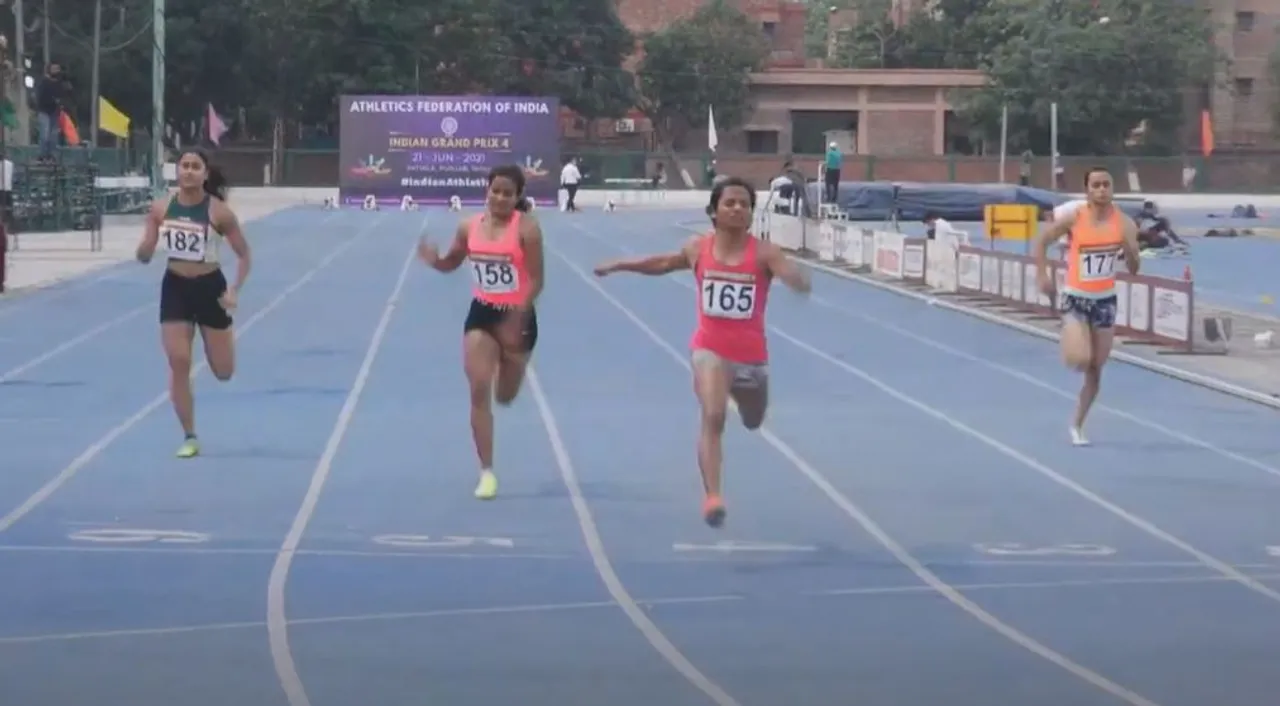  Watch Video: Odisha's Dutee Chand sets new 100m national record at Indian Grand Prix IV