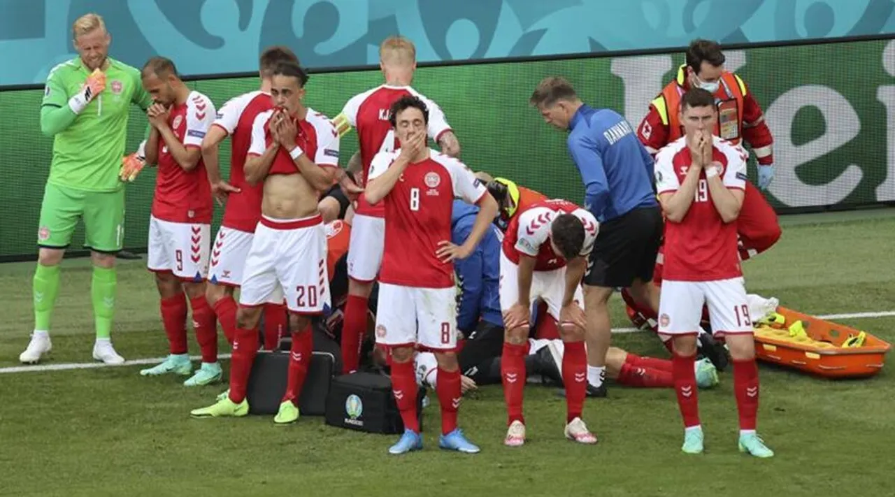  Euro 2020: Denmark midfielder Christian Eriksen stable after being admitted to hospital