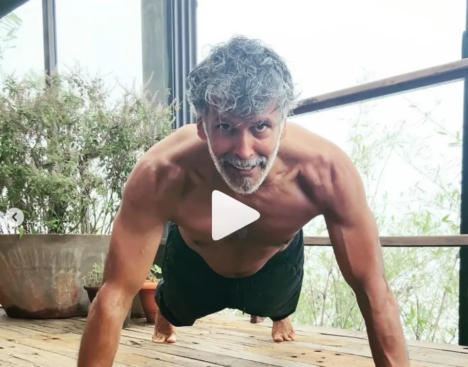  Watch: Milind Soman defies laws of ageing with new workout video