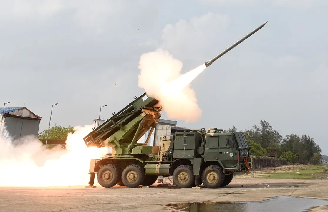  Watch Video: DRDO test fires Pinaka Rocket off Odisha coast