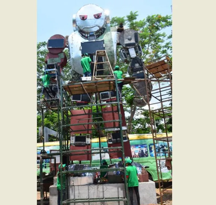 World's tallest e-waste sculpture to come up at ITI Berhampur campus