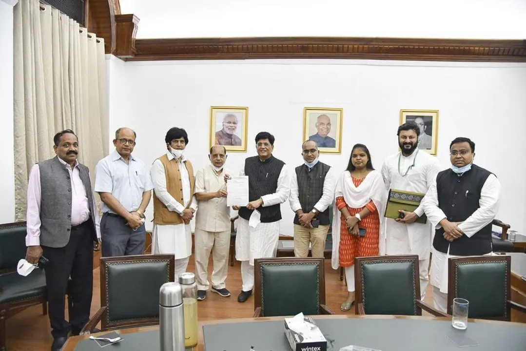  BJD MPs meet Union Minister Piyush Goyal. demand pending subsidy of Rs 6,081.45 crore