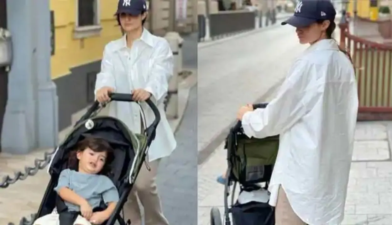  Arjun Rampal shares photos of girlfriend Gabriella Demetriades wearing his shirt in Budapest