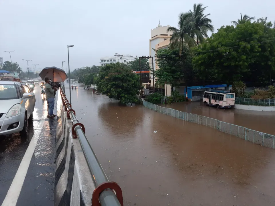  Roads in Odisha Capital resemble ocean fronts after brief spell of rain