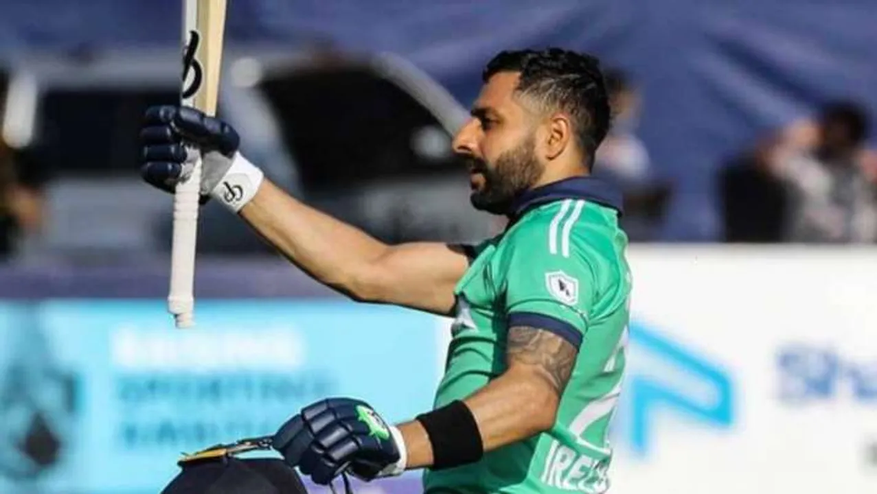  Former Punjab cricketer Simi Singh plays world record innings for Ireland against South Africa