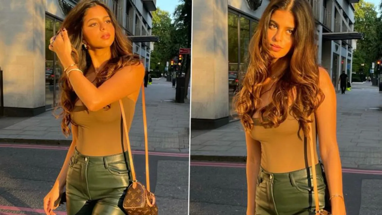  Shah Rukh Khan's daughter Suhana strikes a 'golden' pose in new post