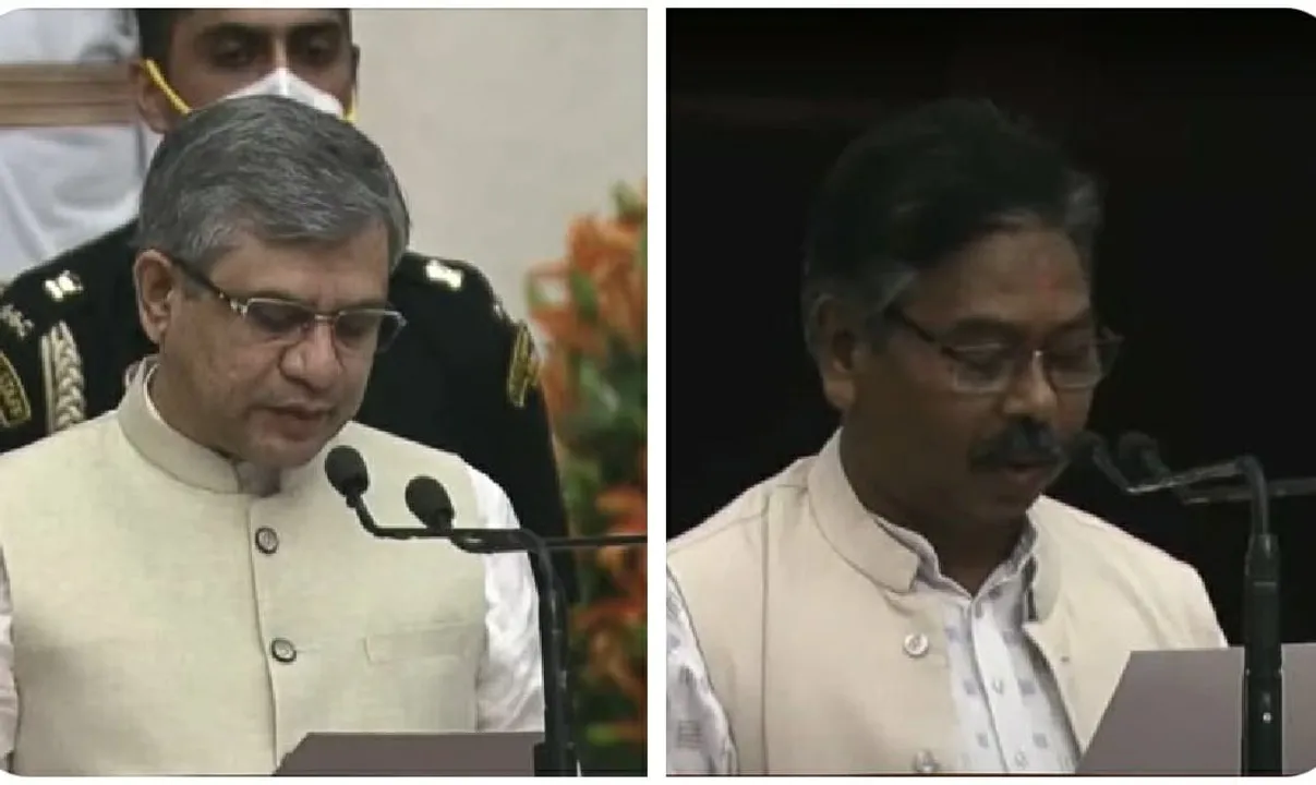  Union Cabinet reshuffle: Ashwini Vaishnaw, Bishweswar Tudu from Odisha take oath
