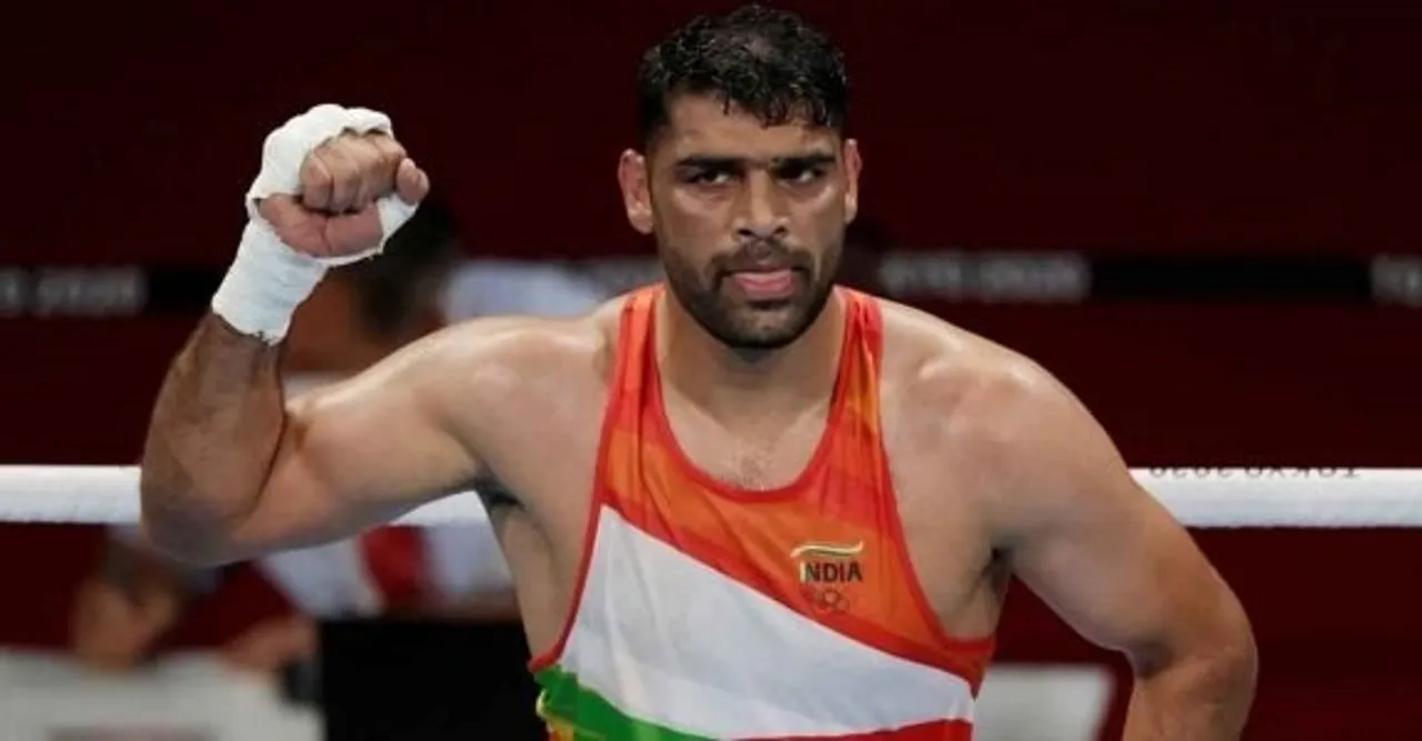  India Boxer Satish Kumar.(pic-SAI). 