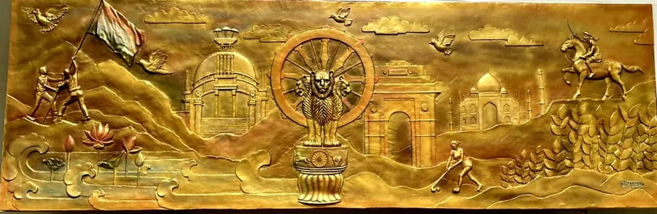  FLO Bhubaneswar unveils mural signifying 75 years of Independence