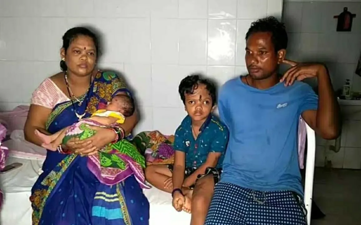  Separated conjoined twin Jaga welcomes sister 'Subhadra'
