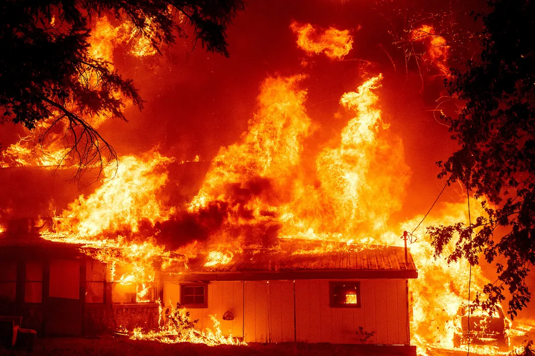  Watch: Californian wildfire burns more than 244,000 acres of land