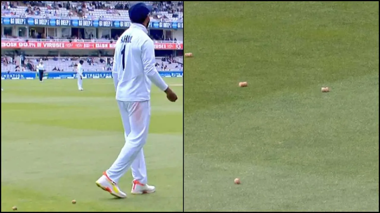  Watch: Fans throw bottle corks at KL Rahul, Virat Kohli signals to throw them back