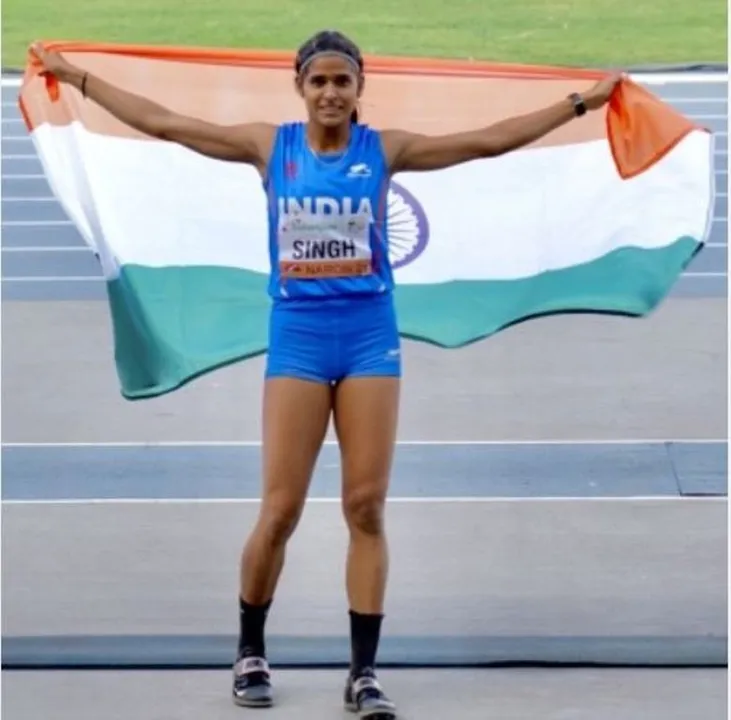  Shaili Singh wins silver in long jump in World Athletics U20