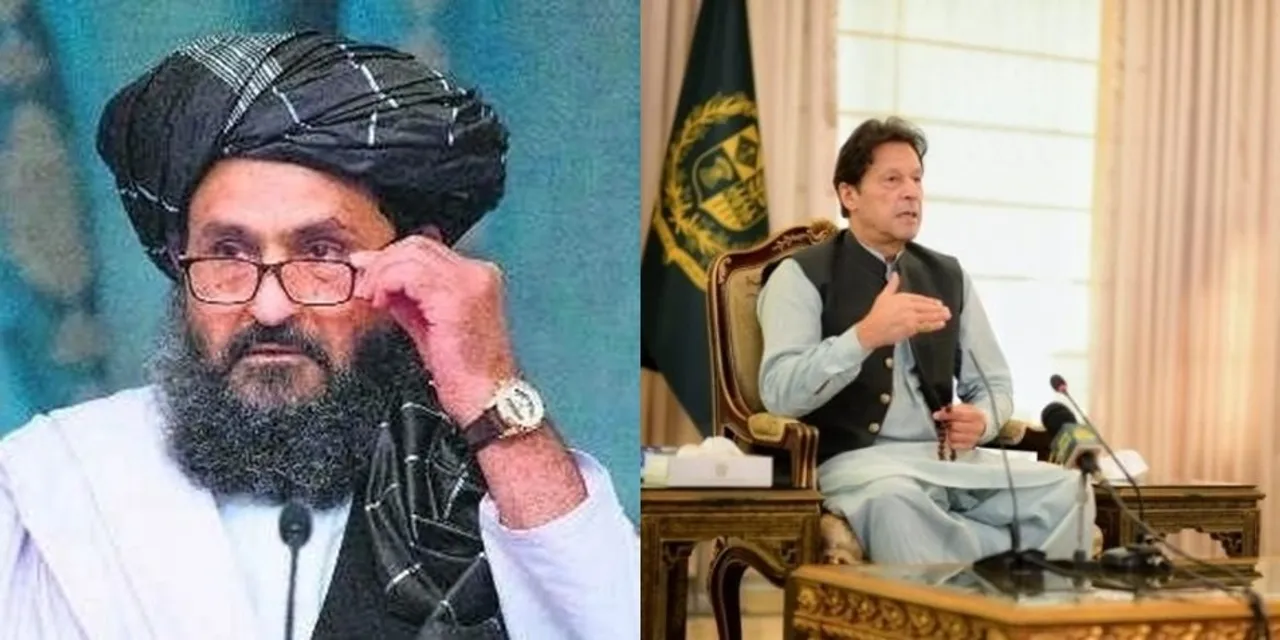  Imran khan and Abdul Ghani Baradar. 