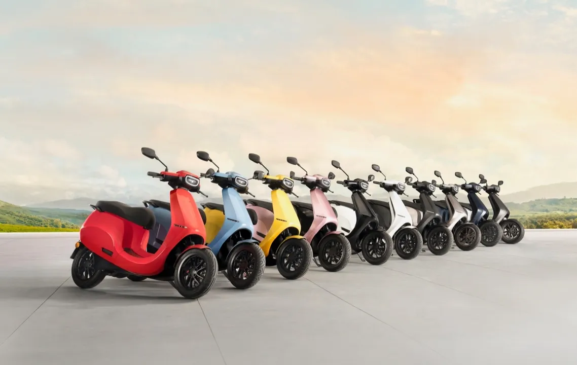  Ola scooter. 