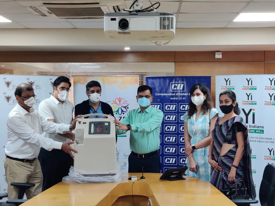  CII donates oxygen concentrators to Bhubaneswar Municipal Corporation to fight Covid-19