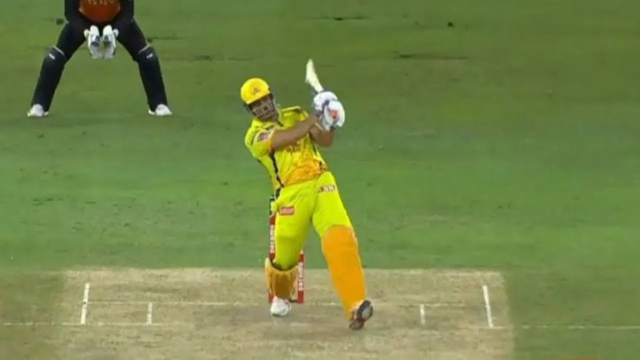  Watch: MS Dhoni finishes off in style, hits six to hand CSK win over SRH and confirm playoff spot
