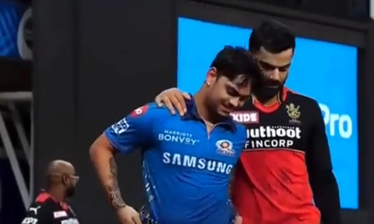  Watch: Virat Kohli consoles crestfallen Ishan Kishan after RCB's win over MI, video goes viral