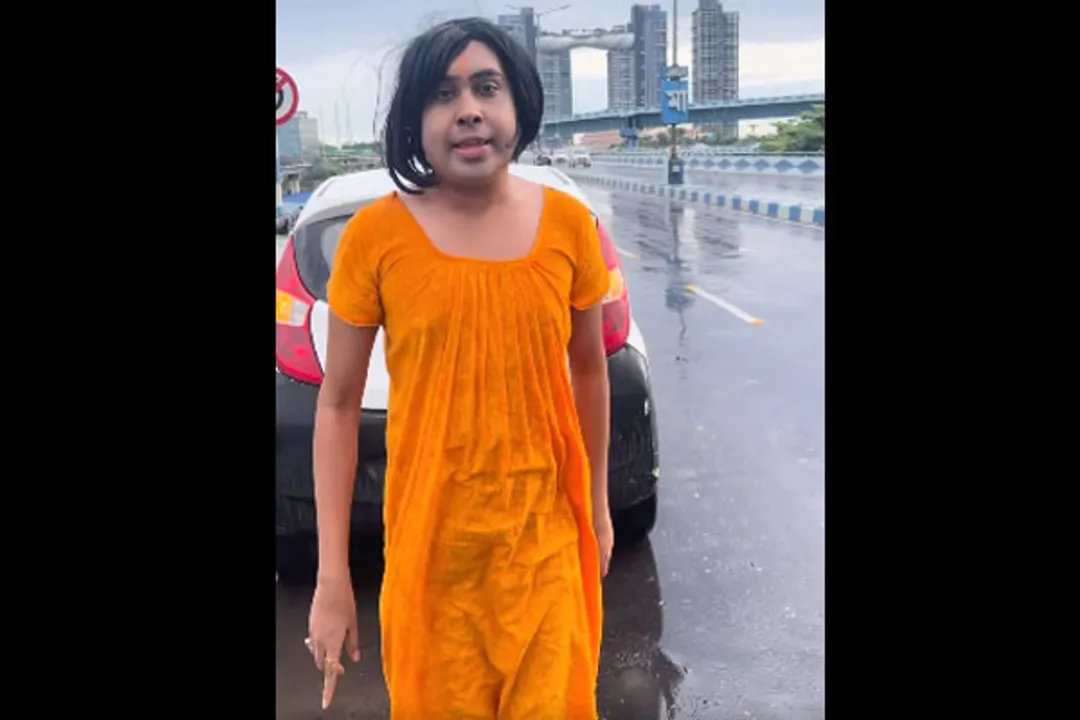  Influencer Sandy Saha lands in legal trouble for dancing on flyover; Watch Viral Video