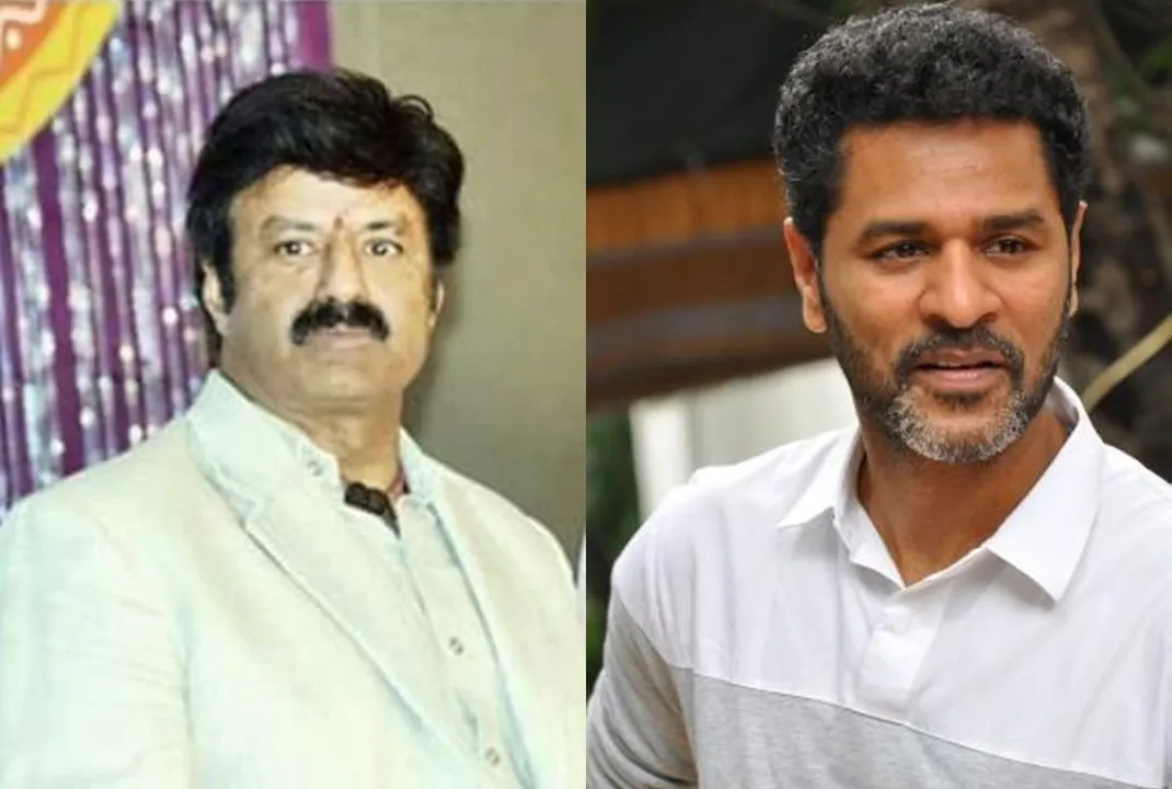  Nandamuri Balakrishna and Prabhudeva. 