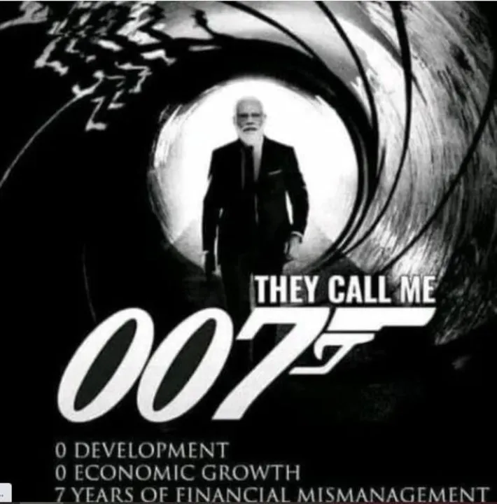  PM Modi as James Bond in meme posted by Trinamool Congress leader