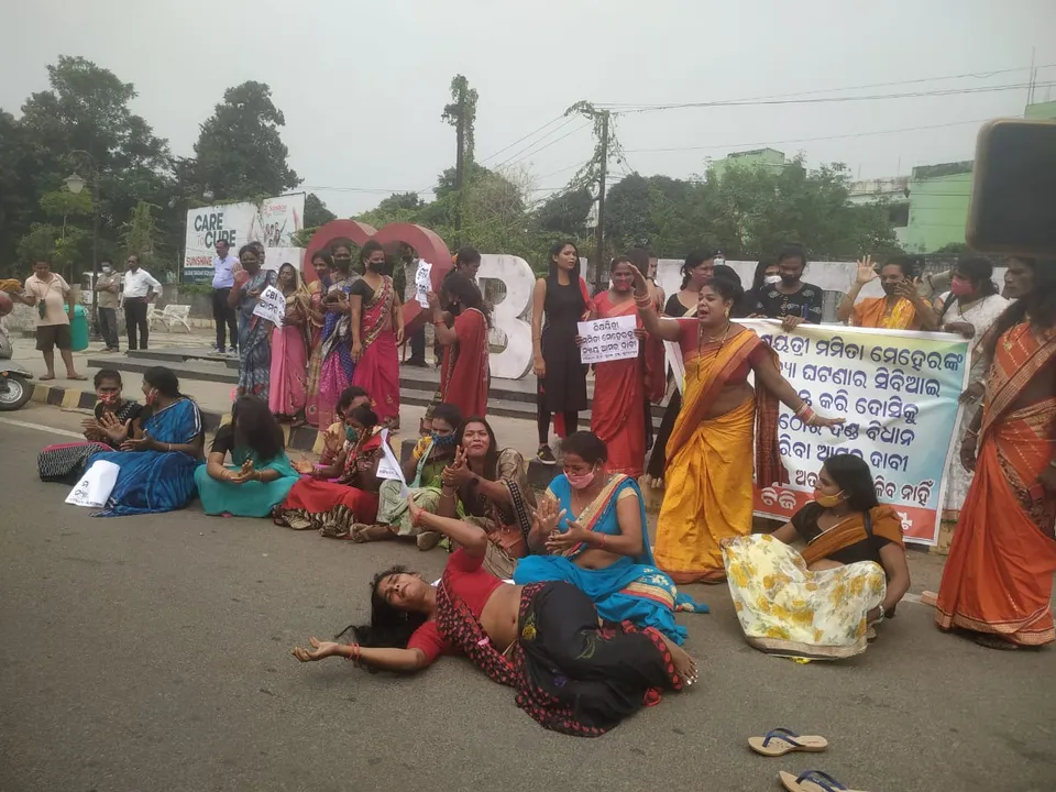  Transgenders hit streets in Odisha capital seeking justice for Mamita Meher