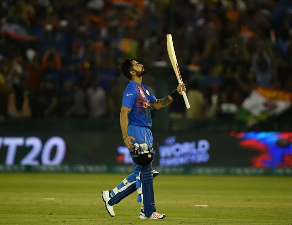  Virat Kohli unbeaten knock in 2016 crowned 'Greatest Moments' of menâs T20 WC. 