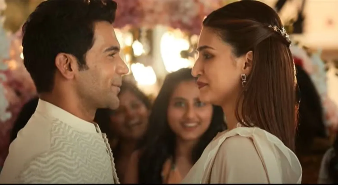  Rajkumar Rao, Kriti Sanon kickstart wedding season early with ‘Vedha Sajjeya’ [watch]