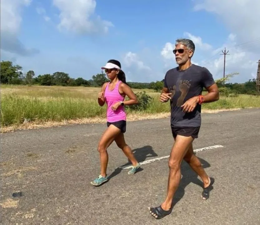  When Milind Soman, wife Ankita Konwar are sprinting, who took photo; here’s answer
