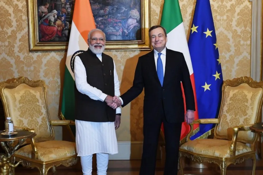  PM Modi discusses climate change, Afghanistan with Italian counterpart Mario Draghi