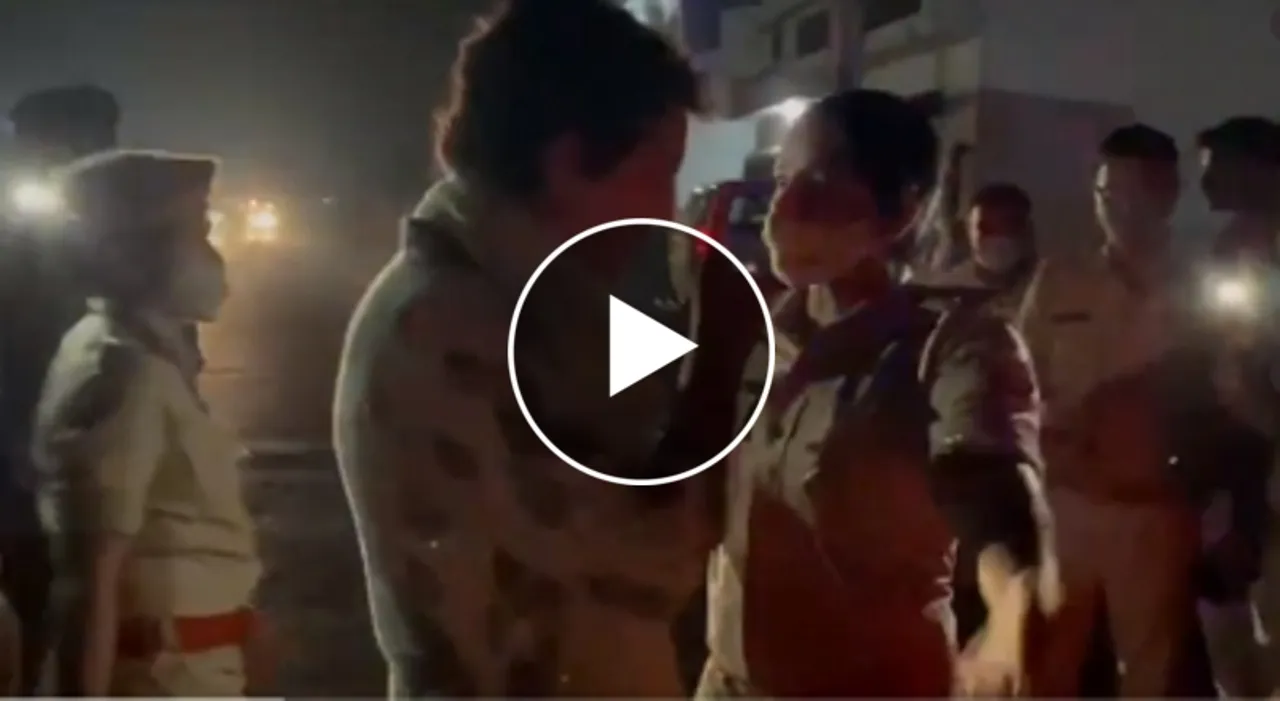  Watch Video: Argument, scuffle between Priyanka Gandhi and police before her arrest in Uttar Pradesh