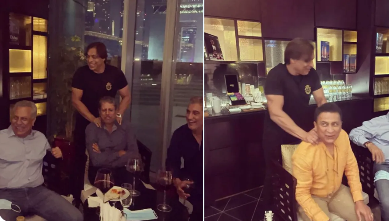  Pakistan pace legend Shoaib Akhtar hangs out with Sunil Gavaskar, Kapil Dev and Zaheer Abbas; pics go viral