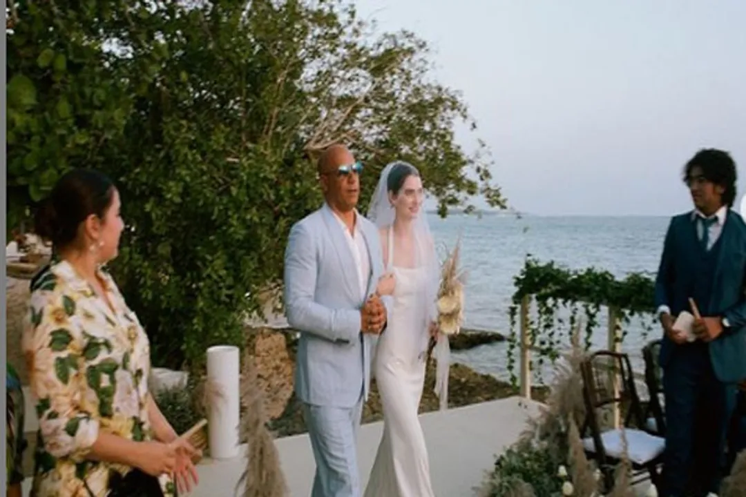  [Watch] Vin Diesel walks late Paul Walker’s daughter down the aisle